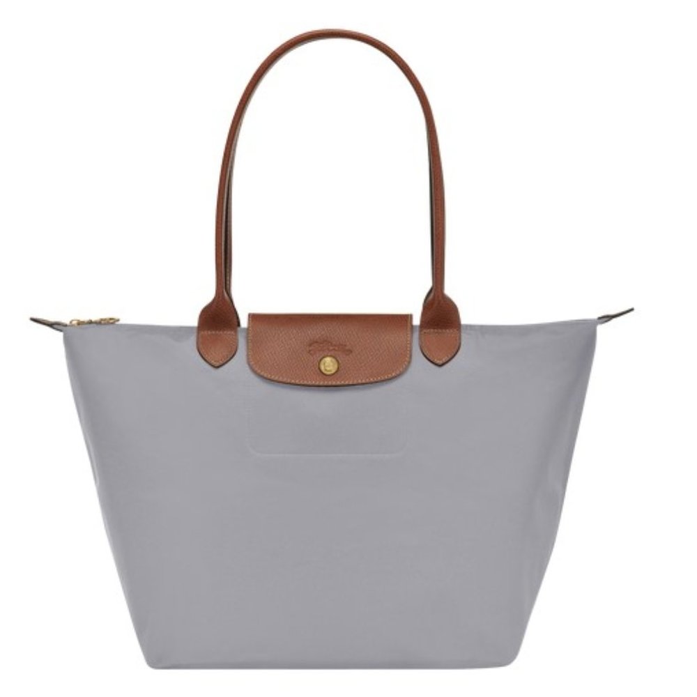 Le Pliage Original Shoulder Bag Large Grey